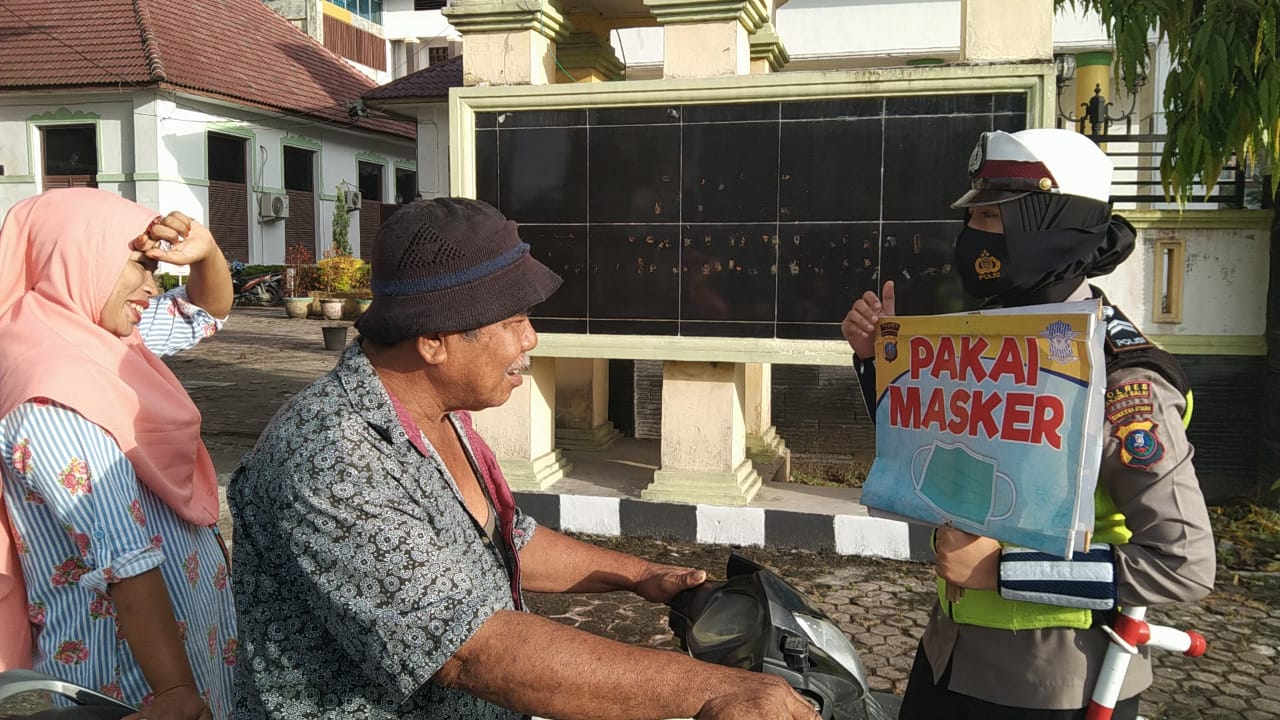 Masih di Masa Pandemi Polres Tanjung Balai Rutin Sosialisasi