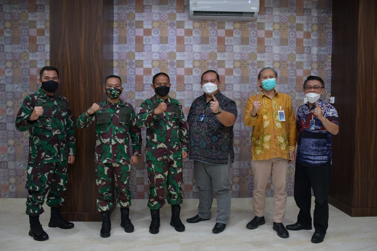 Pangdam I/BB Terima Audiensi Pimpinan Bank Mandiri Region I Wilayah Sumut