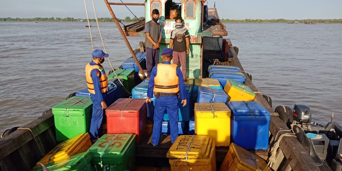 Tim Regu I Sat Polair Polres Tanjung Balai Patroli Perairan Tanjungbalai