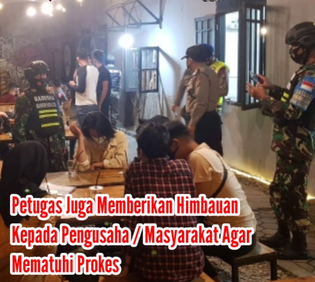 Himbau Prokes PPKM Berbasis Mikro, Polsek Medan Baru Tutup Lokasi Keramaian