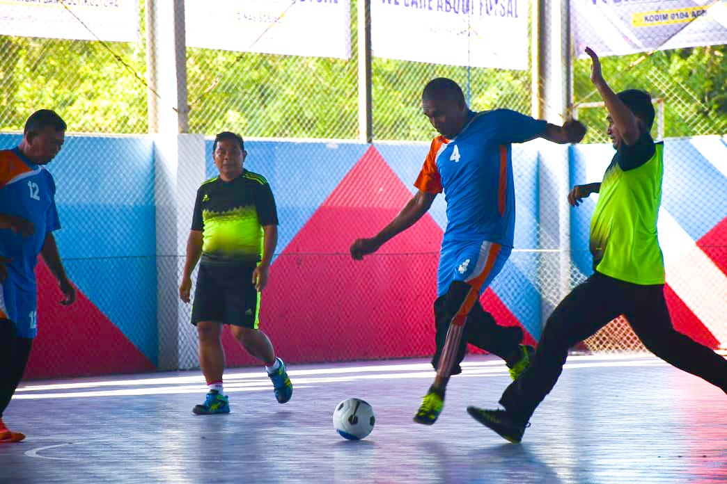 32 Tim Berlaga di Ajang Turnamen Futsal Piala Bupati Rocky