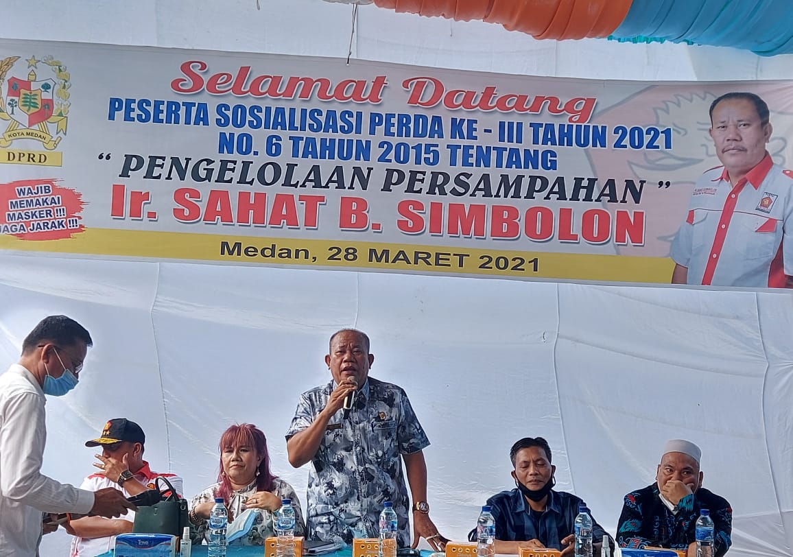 Sahat Simbolon Ajak Masyarakat Dukung Penerapan Perda No 6/2015