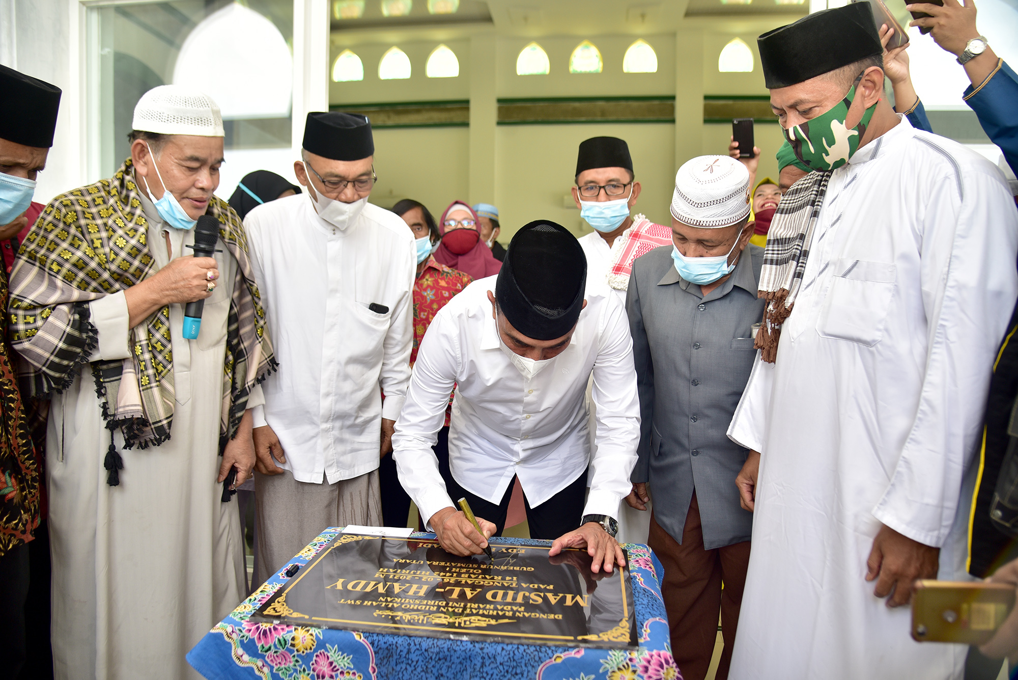 Gubernur Edy Rahmayadi Resmikan  Masjid Al Hamdy Datuk Kabu, Kemakmuran Umat Harus Selaras Penambahan Rumah Ibadah