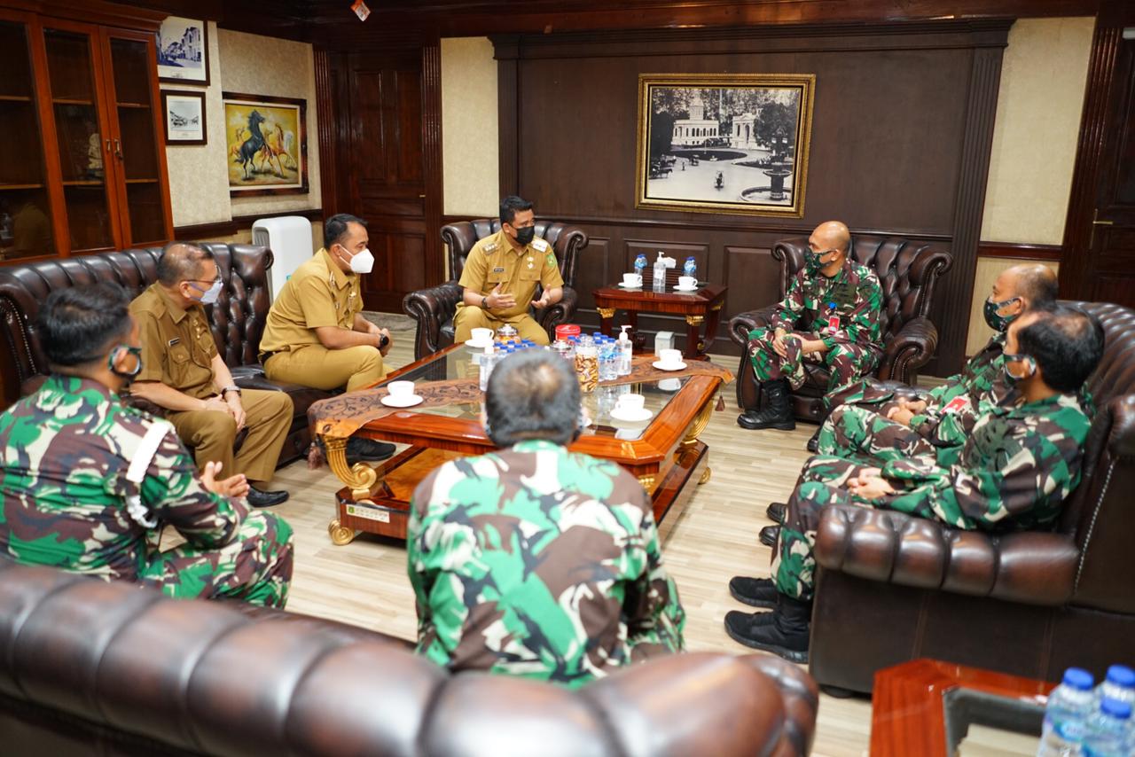 Wali Kota berharap Kolaborasi Lanud Soewondo Dukung Program Pemko Medan, Ini kata Danlanud