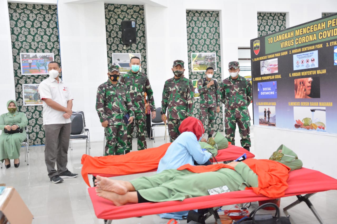 Pangdam I/BB  Hadiri Aksi Kemanusiaan Persit KCK PD I/BB