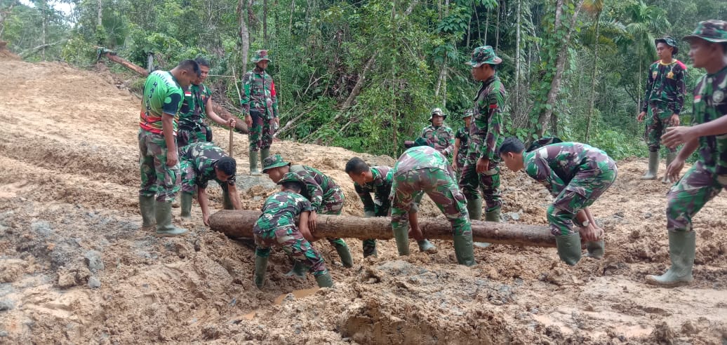 Semangat Pantang Menyerah Satgas TMMD 110 Nias Wujudkan Impian Warga