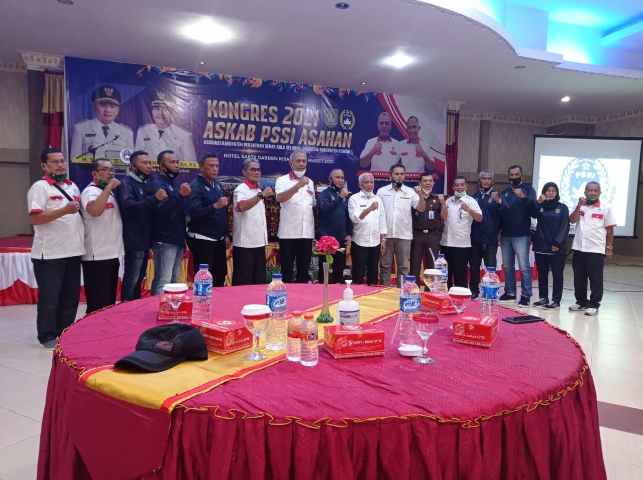 Armen Kembali Pimpin Askab PSSI Asahan, Kodrat Shah : Tingkatkan Prestasi