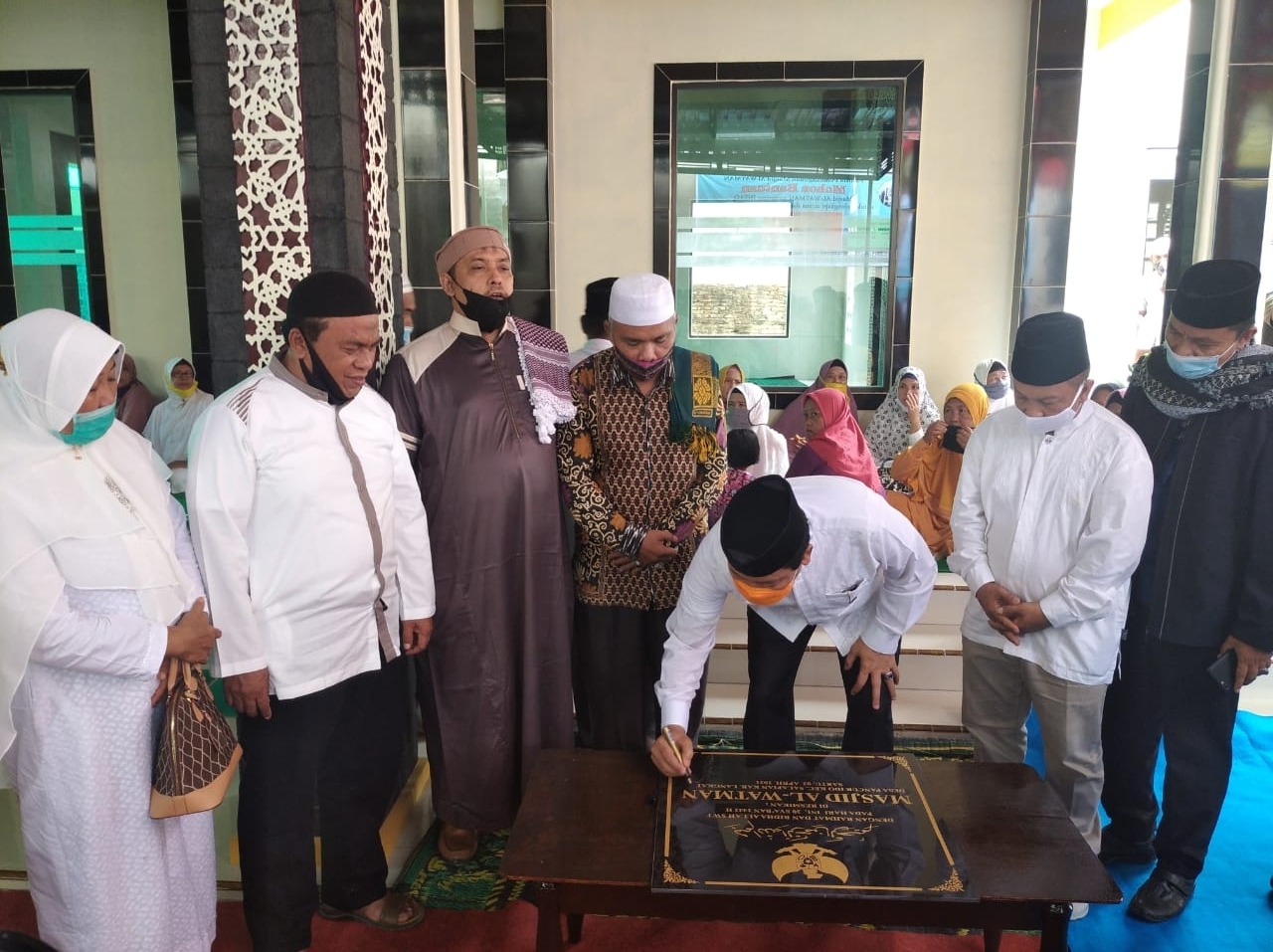 Bupati Langkat Resmikan Masjid Al Watman Salapian