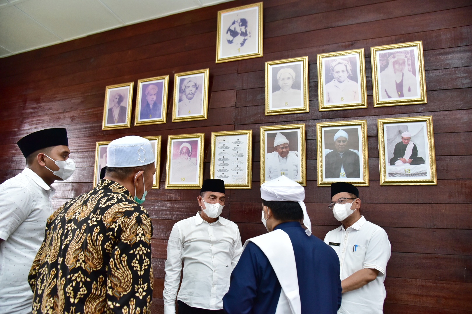 Edy Rahmayadi Minta Tuan Guru Babussalam  Doakan Masyarakat Sumut Lewati Pandemi Covid-19