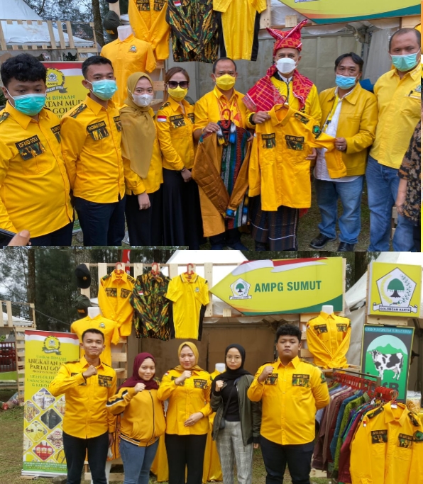 Meriahkan Rakerda dan Rapimda, Stand UMKM PD AMPG Sumut Disinggahi Wagubsu Ijeck