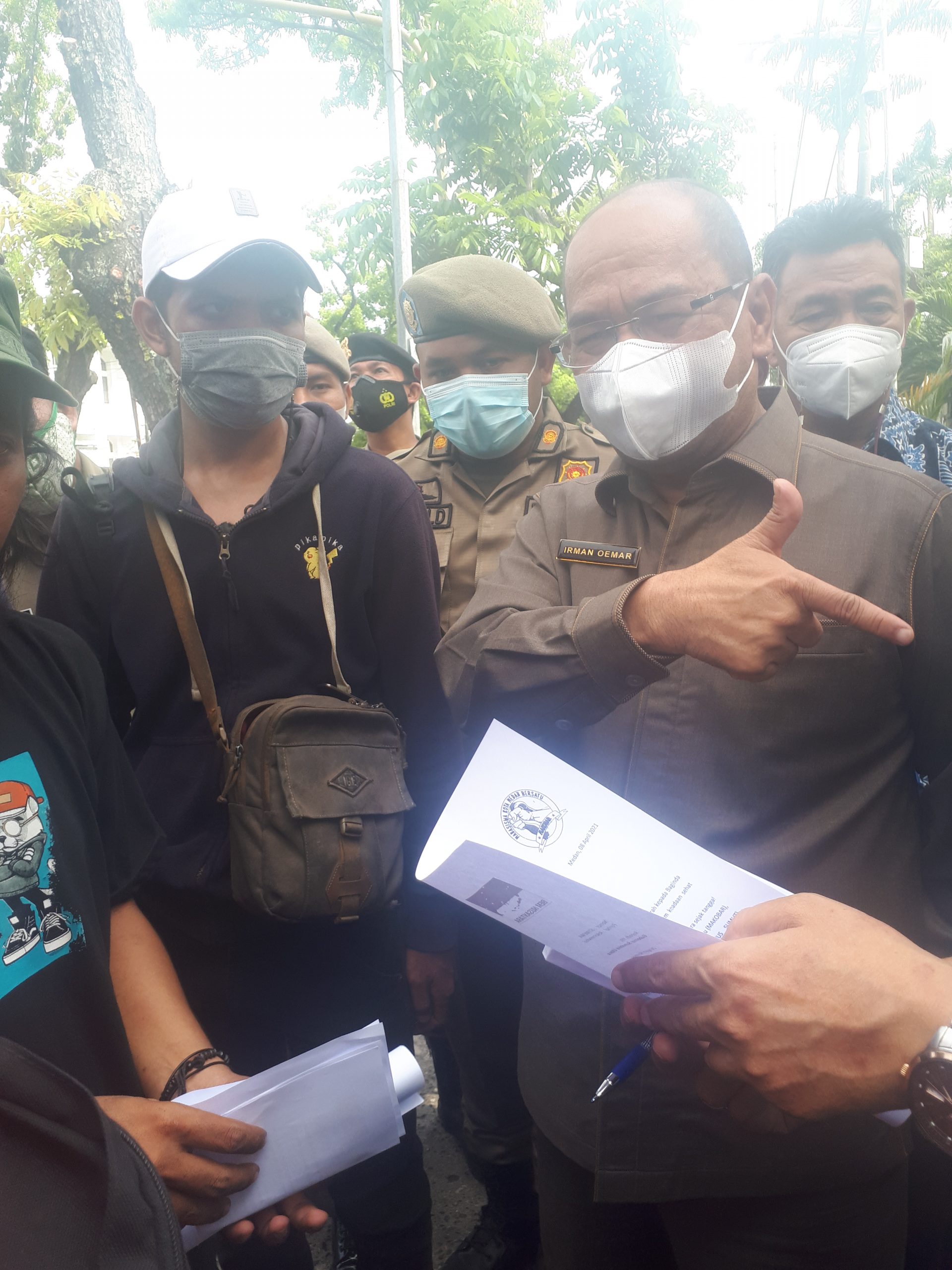 Aktivis Kota Demo Tolak Kenaikan BBM di Medan, Minta Copot GM Pertamina MOR 1 Medan