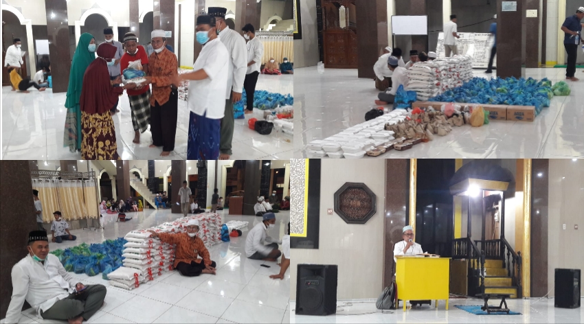 Sambut Ramadhan 1442 H , Masjid Raya Mandala Santuni Anak Yatim dan Dhuafa