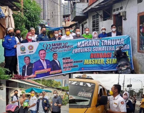 Karang Taruna Sumut Buka Puasa Bersama dan Safari Ramadhan 1442H