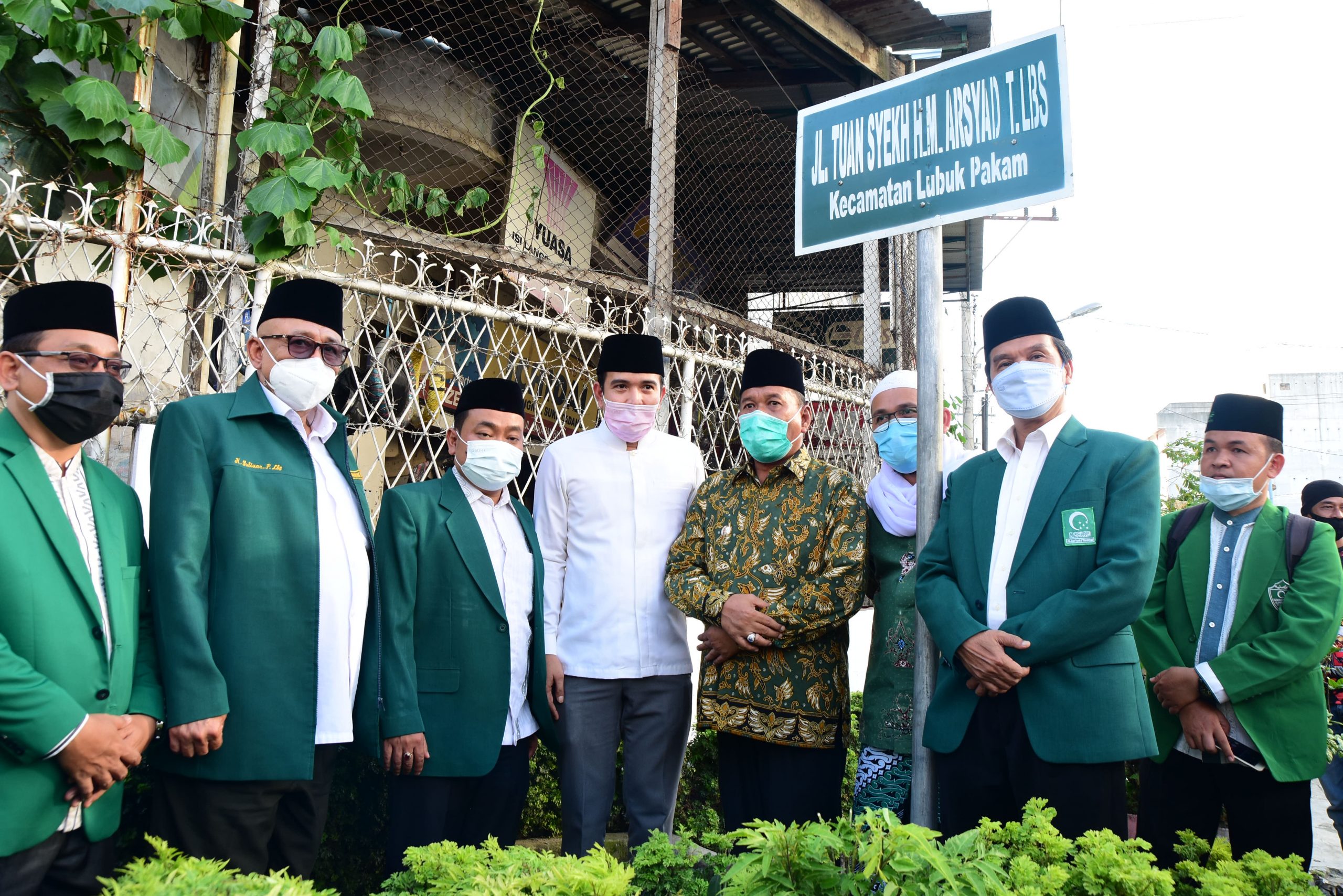 Bupati Deli Serdang Resmikan Jalan Tuan Syekh HM Arsyad Thalib Lubis Kecamatan Lubuk Pakam