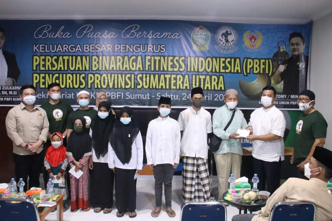 PBFI Sumut Bukber dan Santuni Anak Yatim Piatu Panti Asuhan Alwasliyah