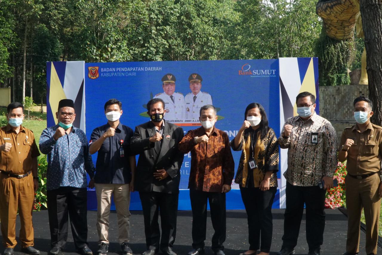Bupati Dairi Apresiasi Produk dan Layanan Berbasis IT, Launching Smart Elektronifikasi Transaksi Pemda (ETP)