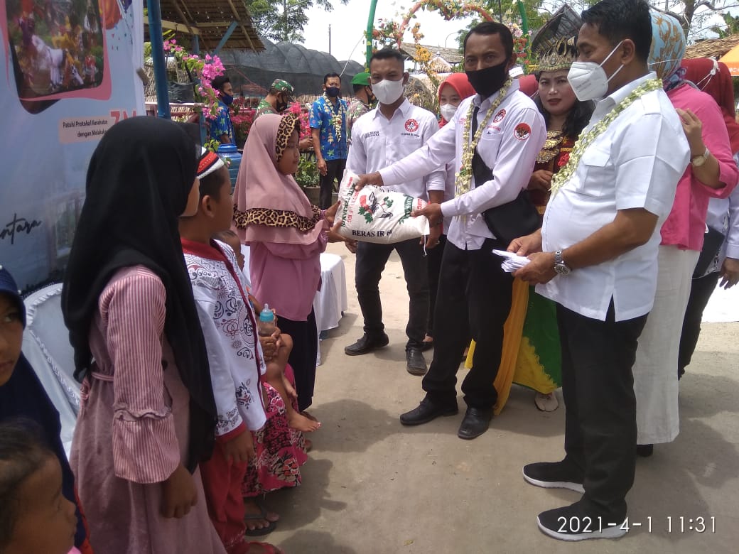 Camat Pantai labu Resmikan Taman Sedulur Dirgantara