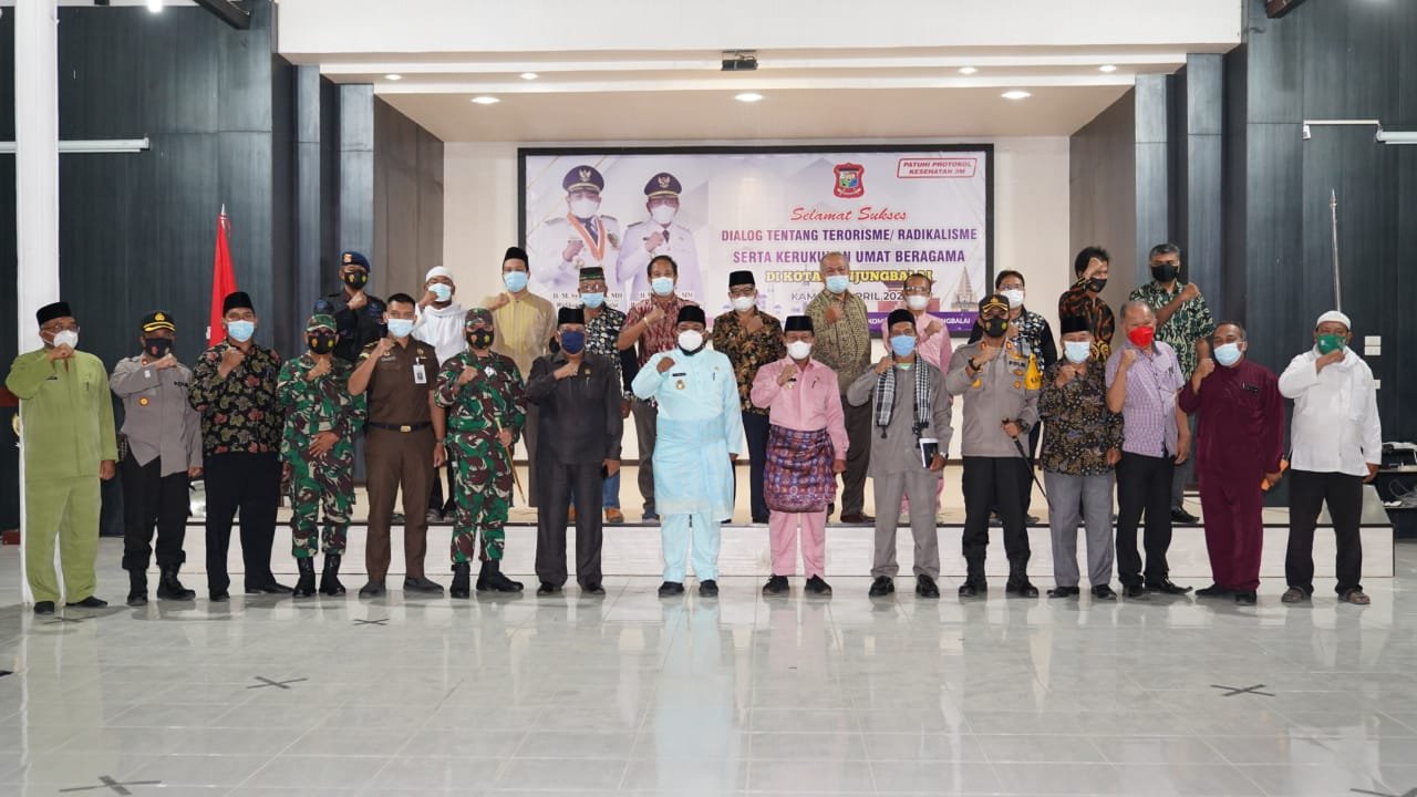 Dialog Tentang Terorisme/Radikalisme Serta Kerukunan Umat Beragama di Kota Tanjung Balai, Ini Pesan Kapolres AKBP Putu Yudha