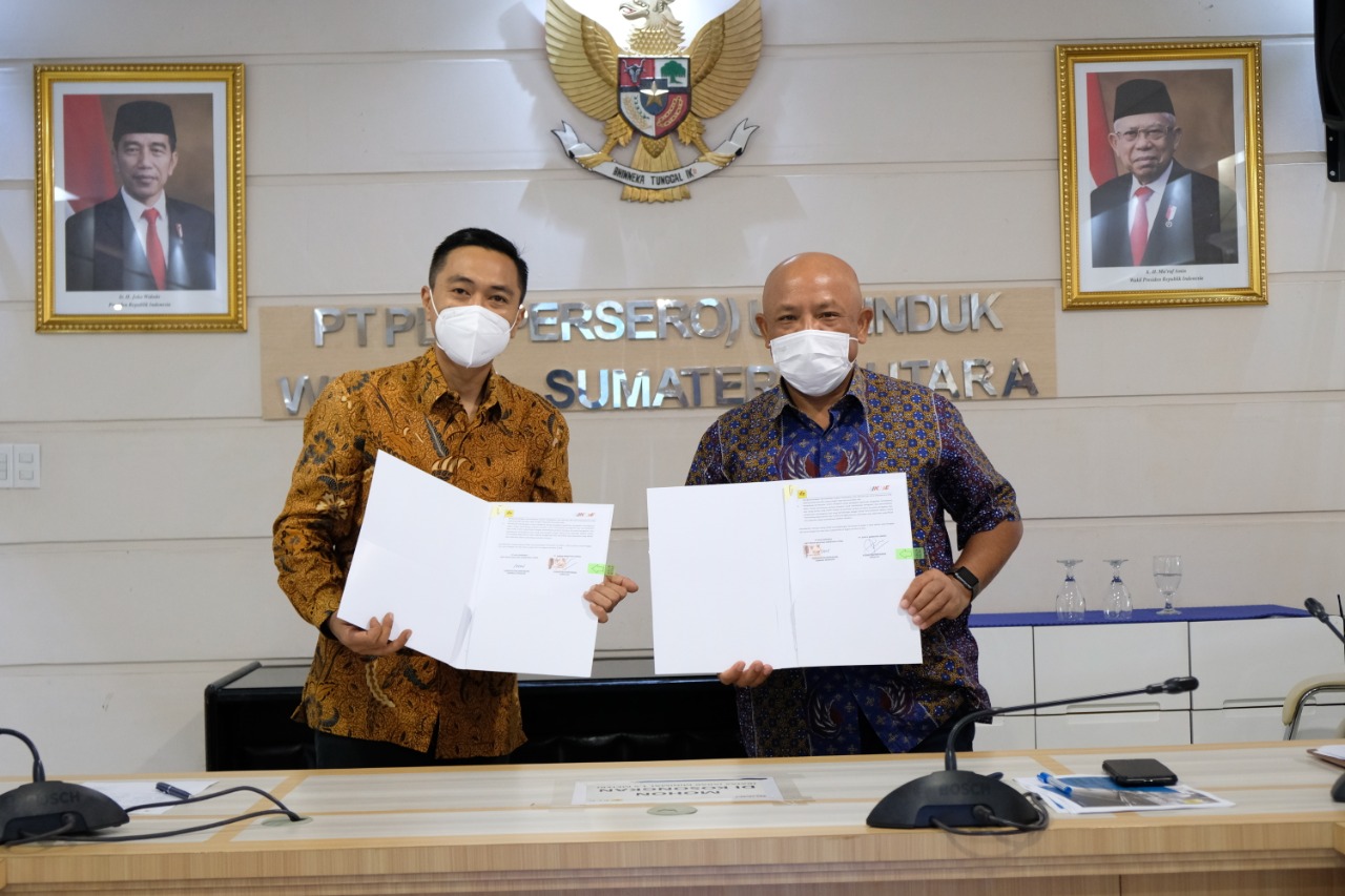 Tingkatkan EBT, PLN UIW Sumut Tandatangani MOU PLTBg Pasir Mandoge Asahan