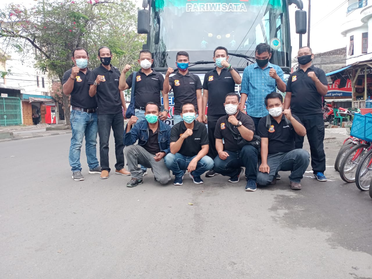 Sambut Bulan Suci Ramadhan 1442 H, Pewarta Polrestabes Medan Rekreasi ke Bukit LawangÂ 