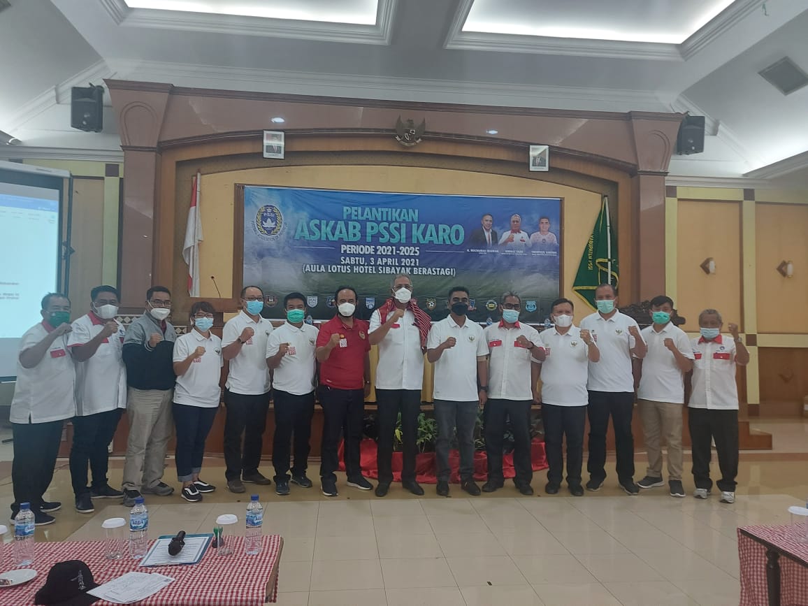 Pengurus Askab PSSI Karo Resmi Dilantik, Kodrat Shah : Sepak Bola Karo Harus Bisa ke Liga 1