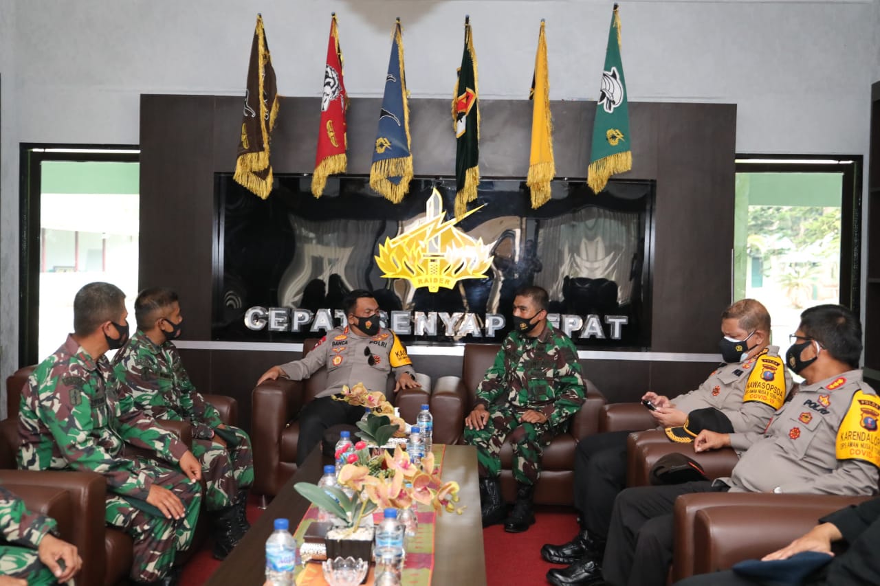 Kapolda Sumut Kunjungan ke Batalyon Infanteri Raider 100/PS, Ini Sinergitas dan Kolaborasi TNI - Polri