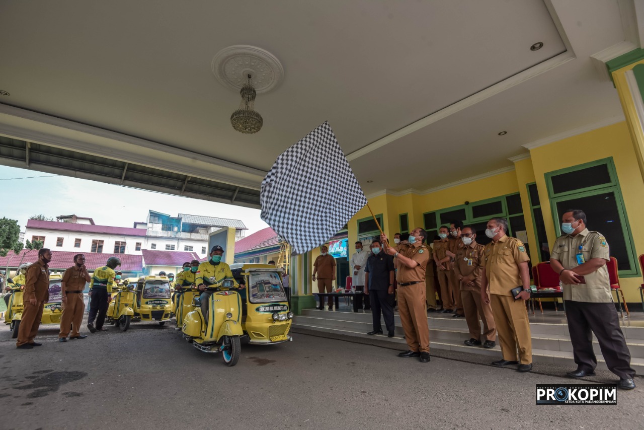 Luncurkan Becak Wisata, Walikota Irsan Nasution : Terobosan dan inovasi yang baik Tingkatkan Pendapatan