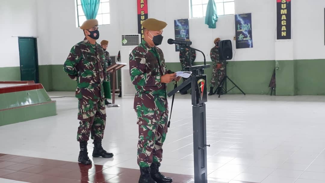 Letkol Arm Hendrik Setiawan : Pangkat Adalah Amanah Sekaligus Tanggungjawab Seorang Prajurit