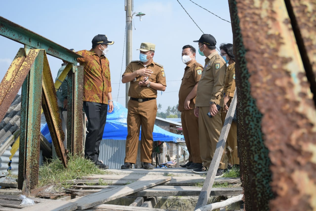 Pemkab Sergai Akan Perbaiki Jembatan Sialang Buah, Wabup : Tahun Ini Harus Selesai