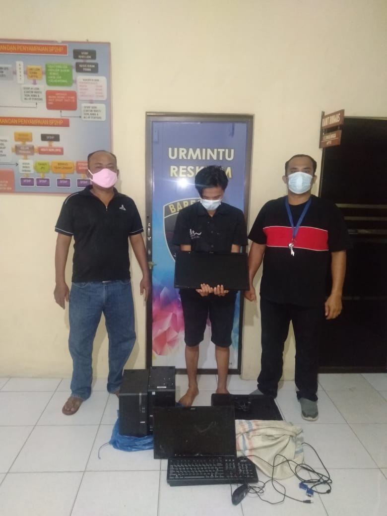 Polsek Teluk Nibung Ringkus 1 dari 3 Pelaku Pembobol GedungÂ TU SDN 130005