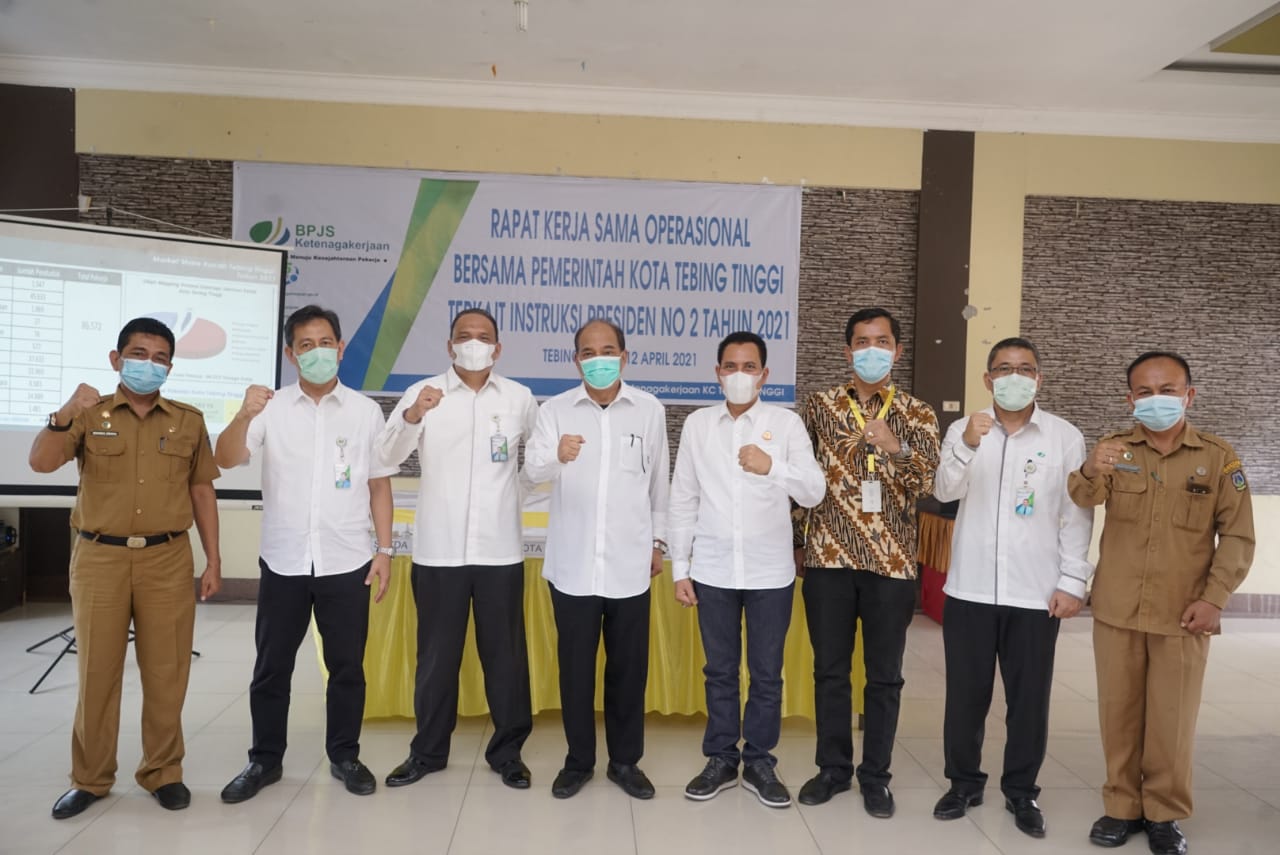 BPJS Ketenagakerjaan Cabang Tebing Tinggi Sampaikan Inpres No 2 Tahun 2021