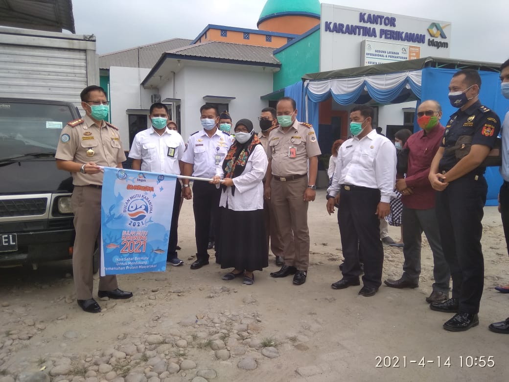 BKIPMÂ  Medan I Laksanakan Launching bulan mutu karantina 2021 dan Indonesia satu Ekspor