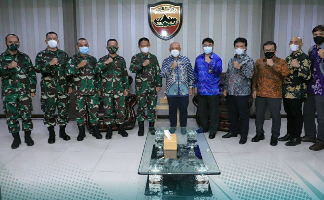 3 GM PLN Sumbagut Audiensi ke Pangdam, Kodam Siap Beri Dukungan Pengamanan Kelistrikan