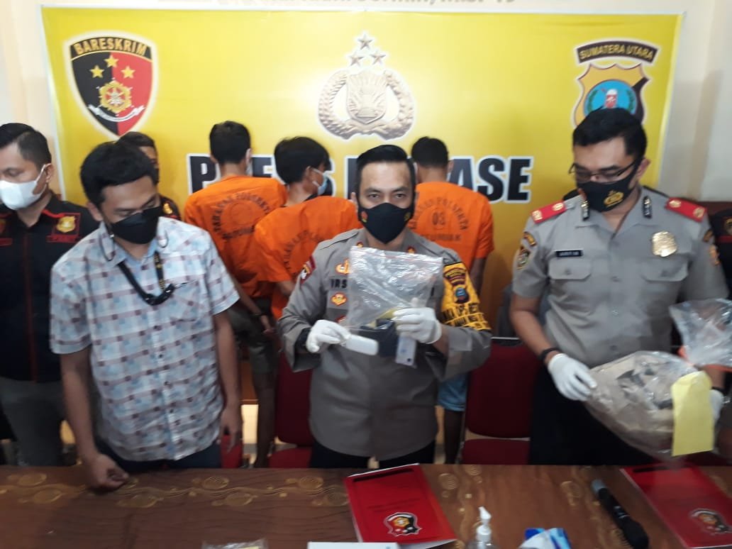 Polsek Patumbak Ringkus Tiga Anggota Sindikat Pengedar 40 Kg Ganja