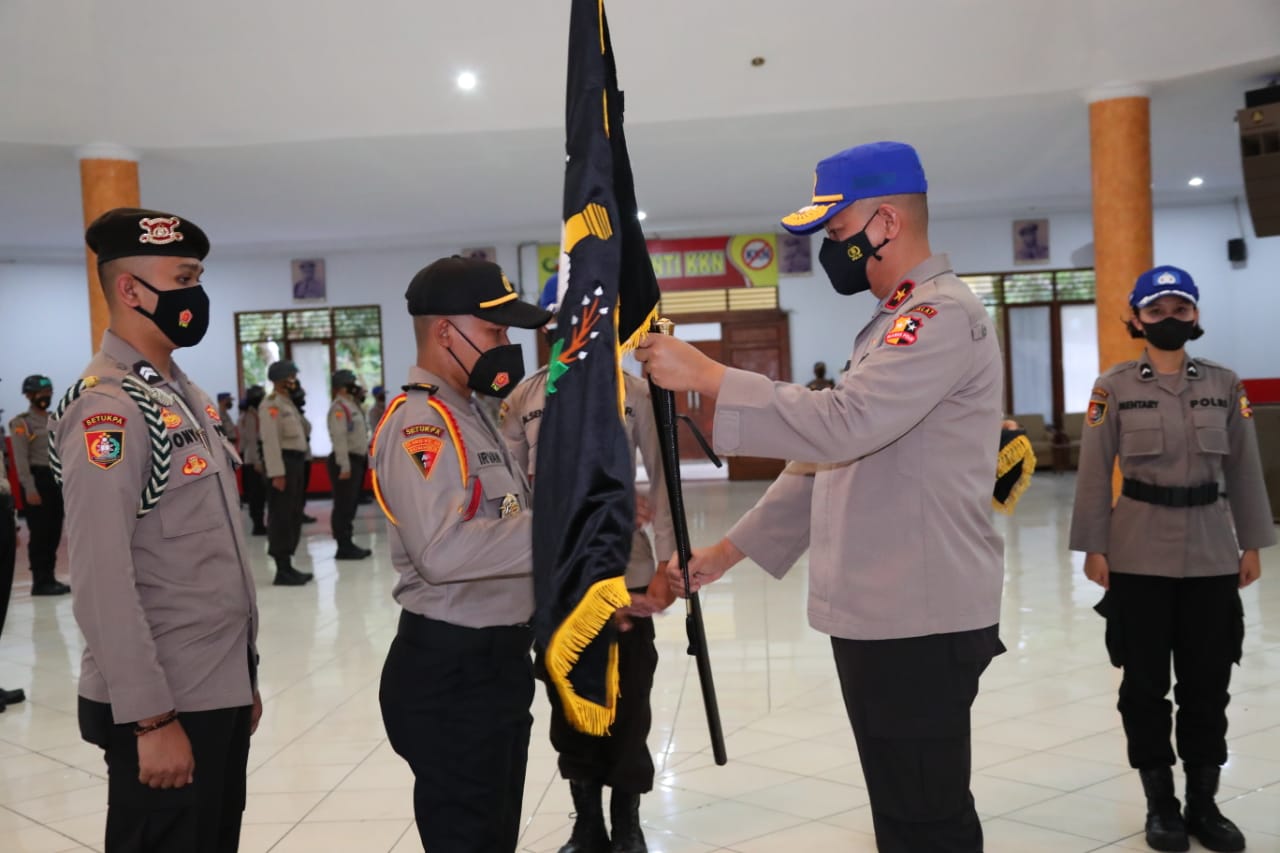 Kasetukpa Polri Lantik Perangkat Korps Resimen Siswa SIP 50 WSA