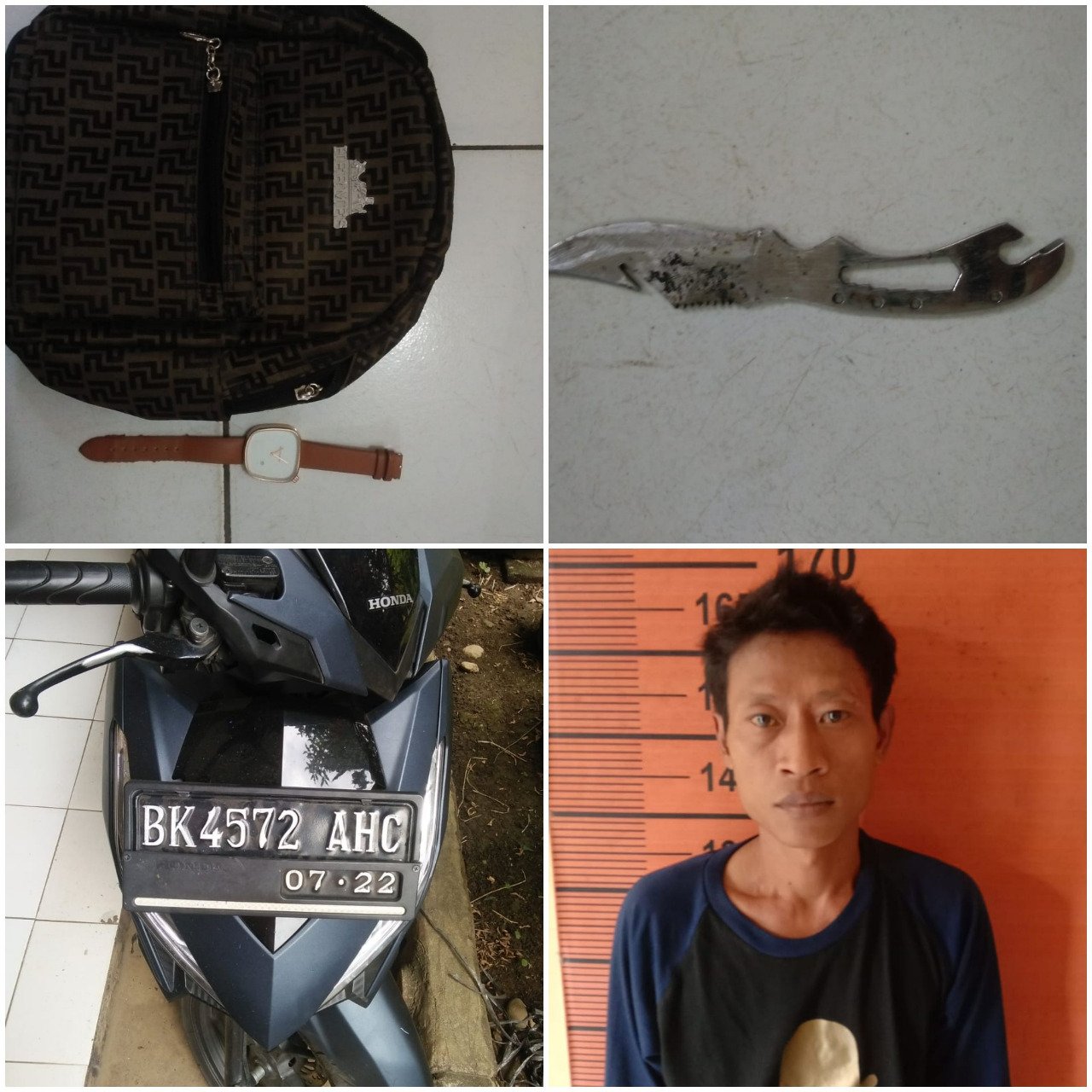 Polsek Pancur Batu Sikat Pabetor Pelaku Bongkar Rumah