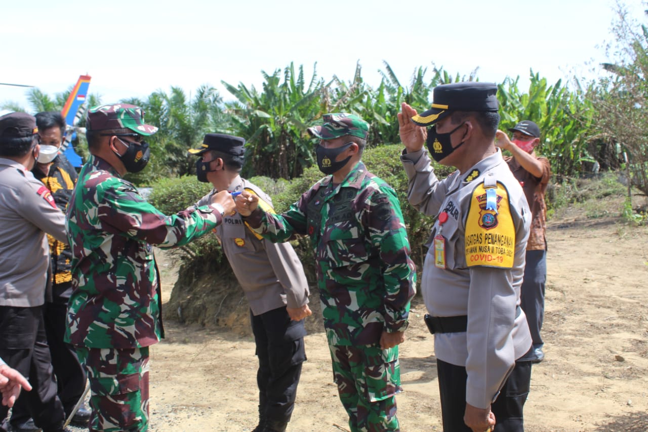Pangdam I/BB Bersama Kapoldasu Tinjau Kesiapan PSU di Labuhanbatu dan Labuhanbatu Selatan