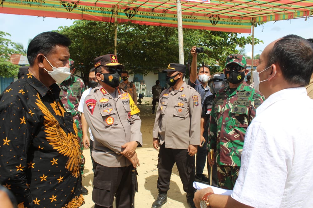 Kapoldasu dan Pangdam Cek Kesiapan PSU di Labuhan Batu,Â  Labusel, dan Madina