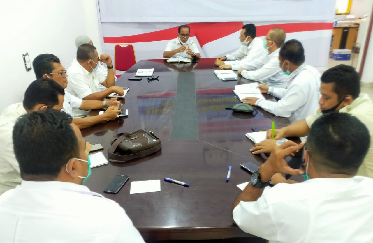 Sekda Aceh Timur Rapat Koordinasi PPKM dan Vaksinasi untuk Masyaratat