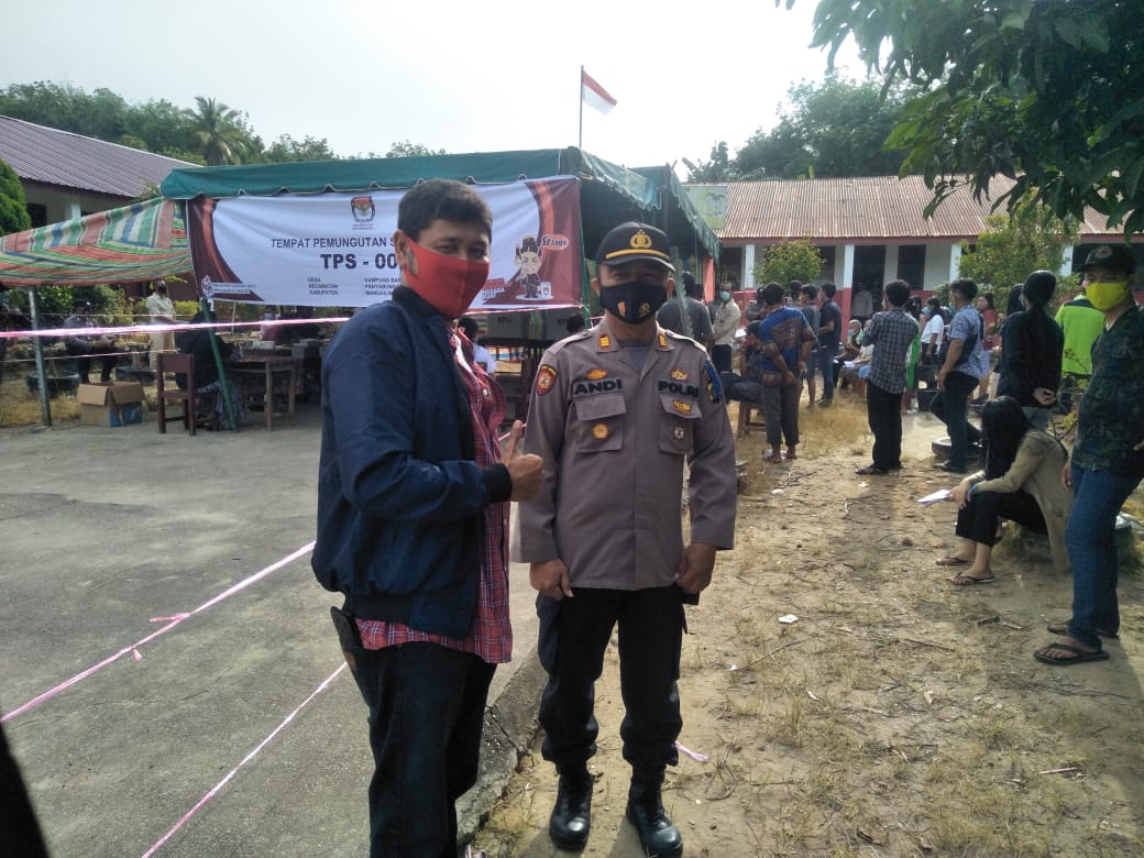 PSU di Kecamatan Muarasipongi Dijaga Ketat Aparat Keamanan