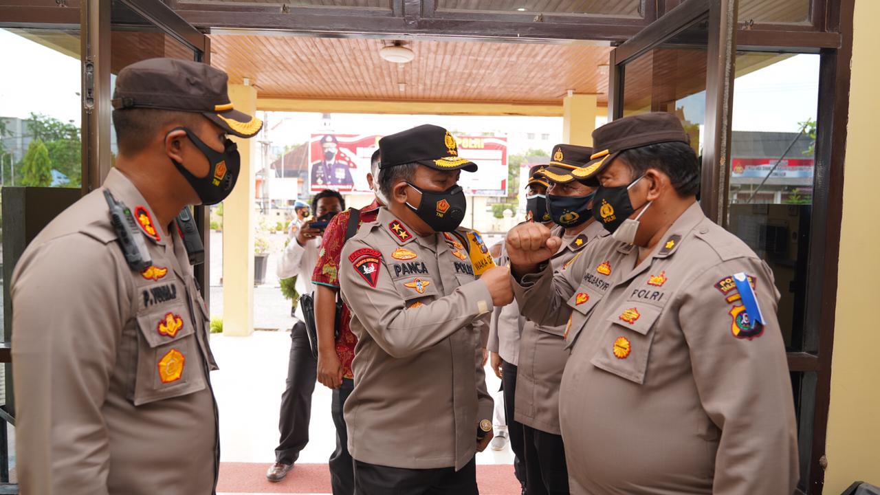 Kapoldasu Kunjungi Polres Tanjung Balai beri dukungan Moril Para Penyidik KPK Berantas Korupsi diÂ  Pemko Tanjung Balai