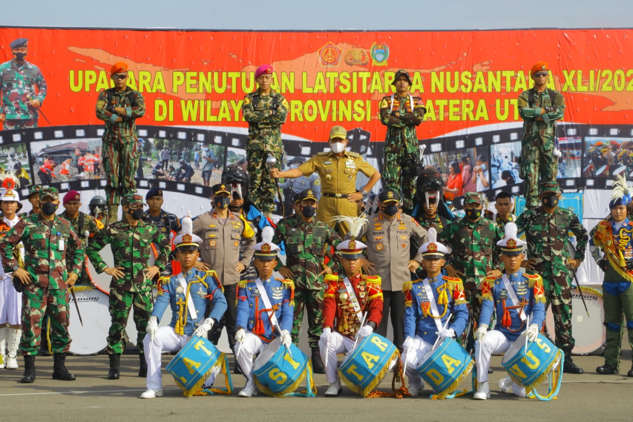 Upacara Penutupan Lasitarda Nusantara XLIÂ  Tahun 2021 di Lanud Soewondo