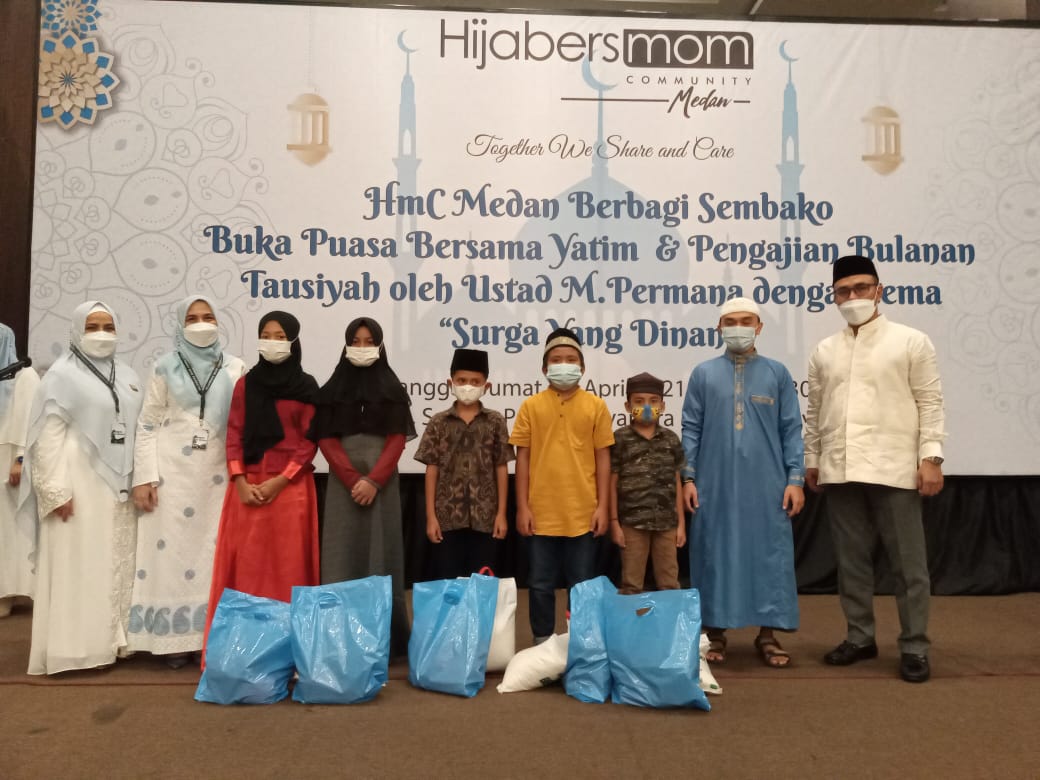 Buka Puasa Bersama, HmC Medan Santuni Anak Yatim