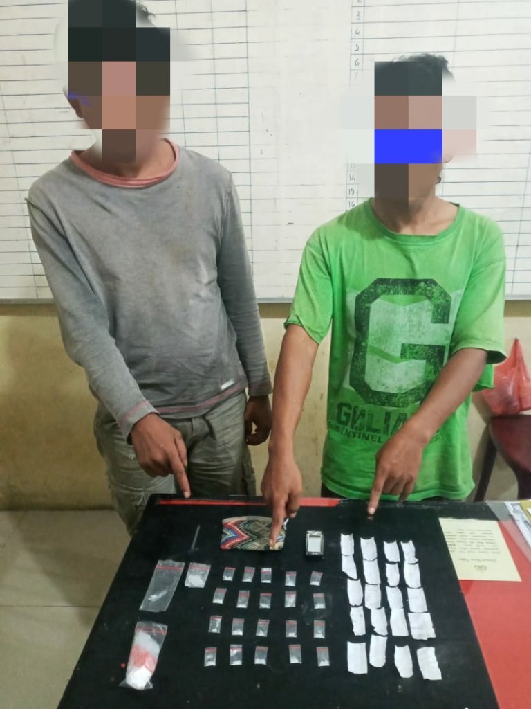 Dua Pelaku Narkoba Disergap Polres Karo.