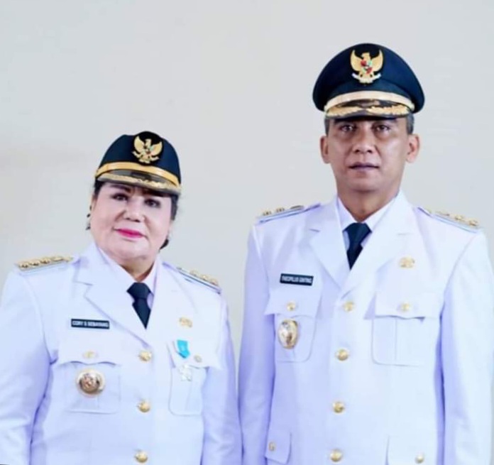 Cory-Theo Resmi Jabat Bupati-Wakil Bupati Karo