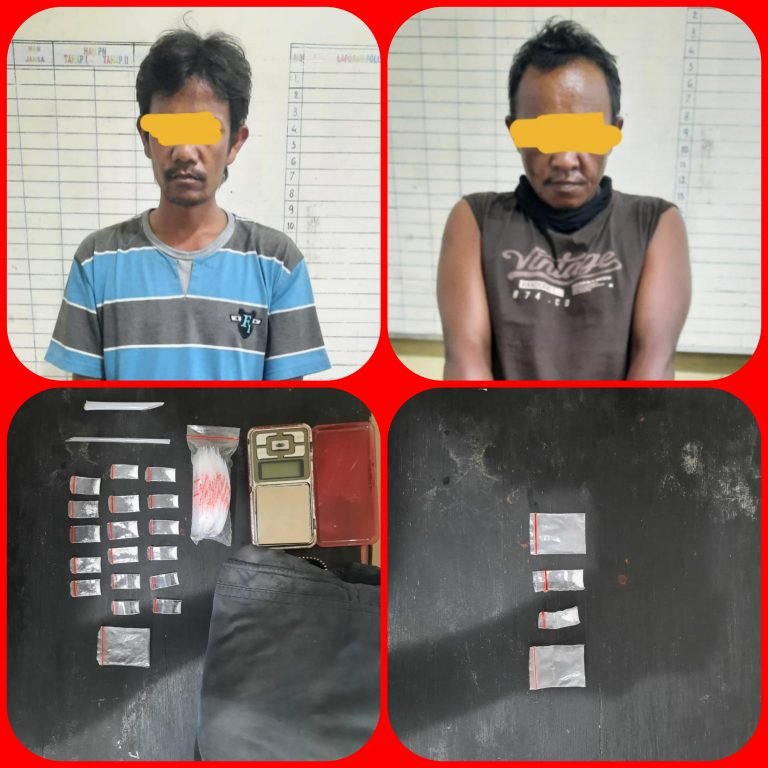 Terlibat Peredaran Narkoba, Dua Warga Desa Gung Pinto Diringkus Satres Narkoba Polres Tanah Karo