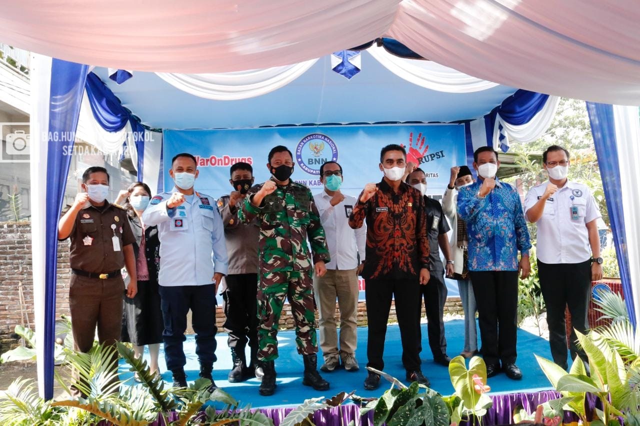 WAKIL BUPATI KARO HADIRI PENCANANGAN PEMBANGUNAN ZONA INTEGRITAS MENUJU WBK DAN WBBM BNN KARO