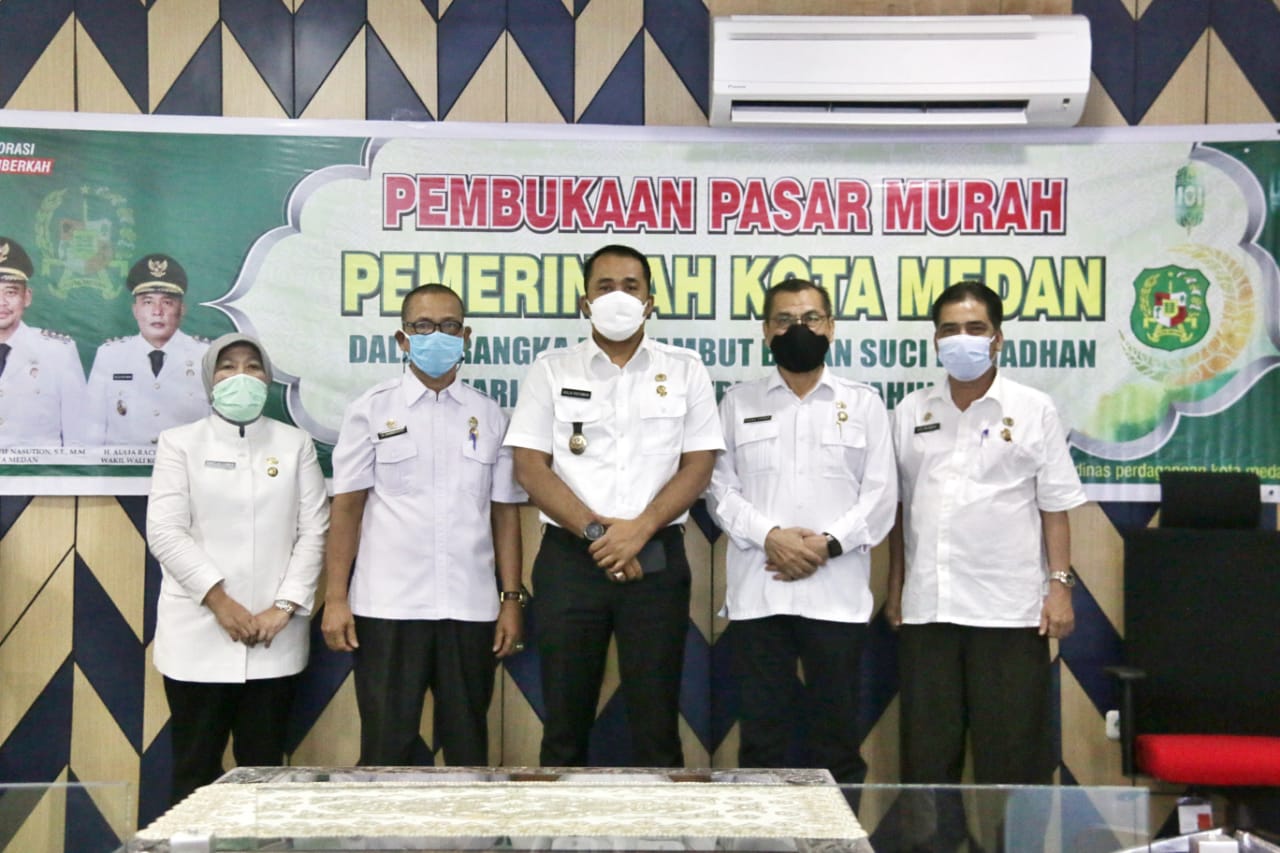 Bulan Suci Ramadhan dan Hari Raya Idul Fitri 1442 H, Pemko Medan Menggelar Pasar Murah