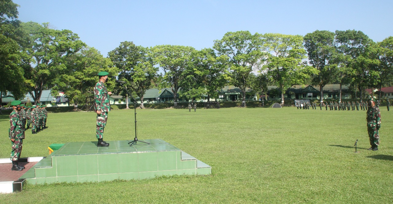 Danrindam I/BB Pimpin Upacara Pembukaan Pendidikan Pembentukan Bintara TNI AD TA 2021