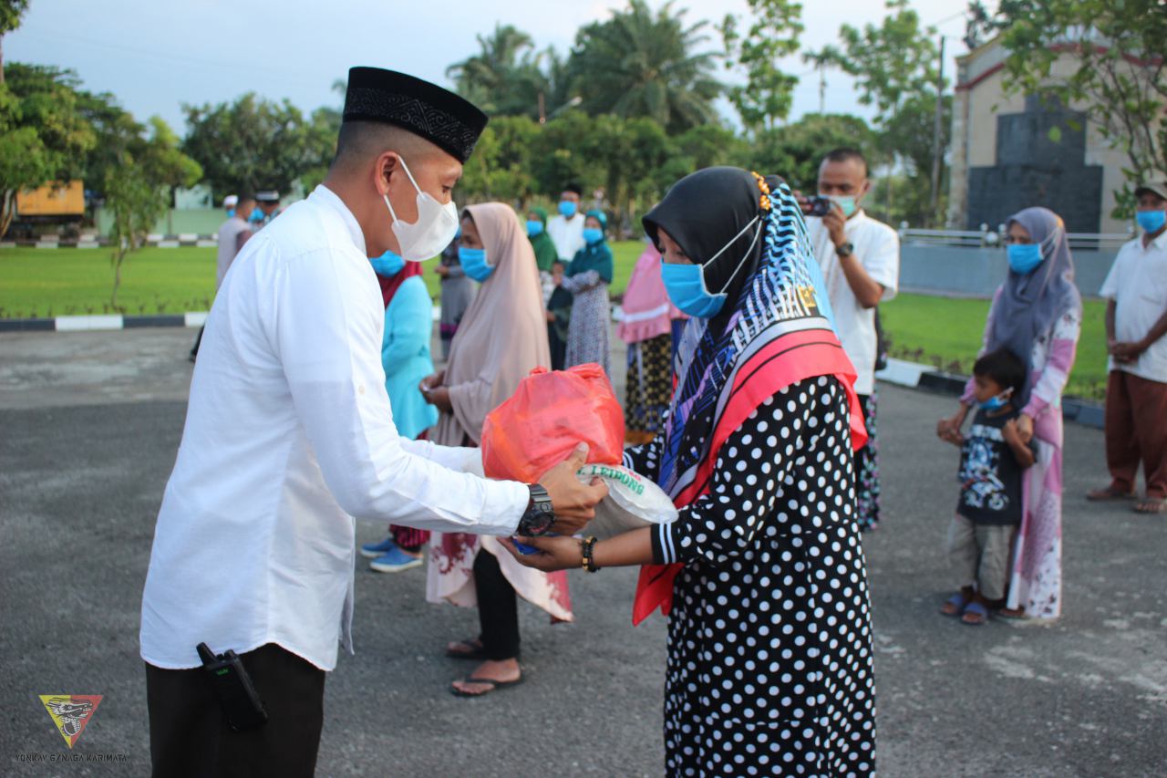 Ramadhan 1442 H, Yonkav 6/NK Gelar Bakti Sosial